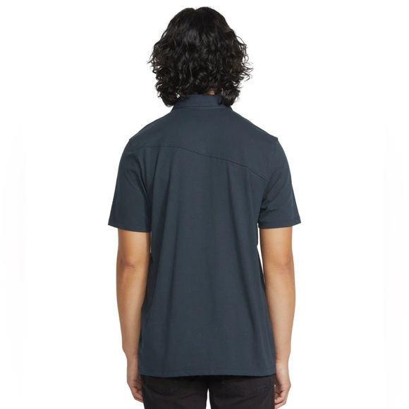 NEW Volcom ($42.00) WOWZER POLO SHORT SLEEVE - NAVY - Picture 8 of 8